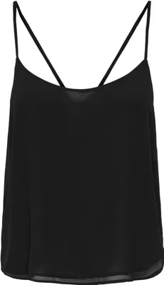 Produktbild von ONLY 15177444, Top (Kleidung), Erwachsener, Weiblich, Schwarz, V-Ausschnitt, Ärmellos