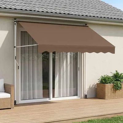Produktbild von Maison Exclusive - Manuell einziehbare Markise Taupe 100 cm