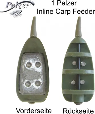 Produktbild von Pelzer Inline Carp Feeder Blei, Gewicht:75g