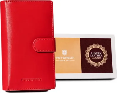 Produktbild von Peterson Portemonnaie aus Leder für Frauen Guissé rot One size