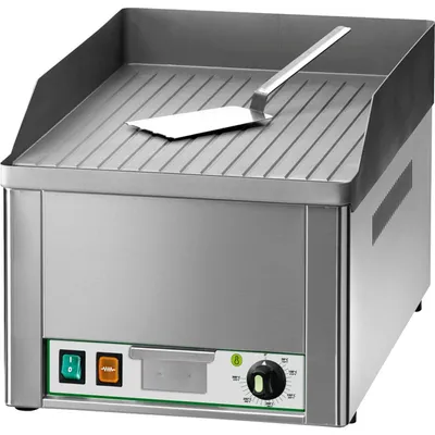 Obrázek produktu pro KBS Elektrická grilovací deska 1 ohřívací zóna, žebrovaná, 3 kW, 335x570x300 mm, 230 V