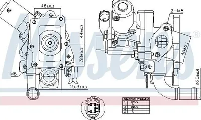 Obrázok produktu pre Zawor Egr Hyundai 1,7Crdi