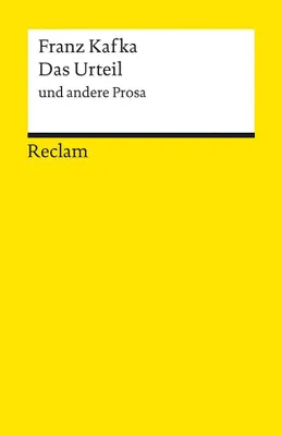 Immagine prodotto di Das Urteil und andere Prosa
