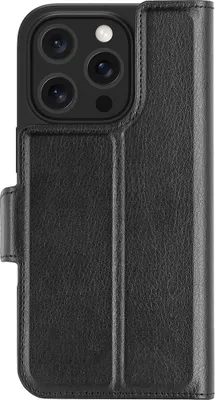 Produktbild von DBRAMANTE1928, Apple iPhone 16 Pro Etui Oslo Pro mit Kartenfach, Schwarz