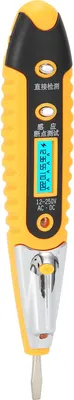 Obrázok produktu pre Elektrické pero Multifunkčné digitálne zobrazenie Vysoko presné elektrické pero vhodné na detekciu prúdu 12250 V AC DC