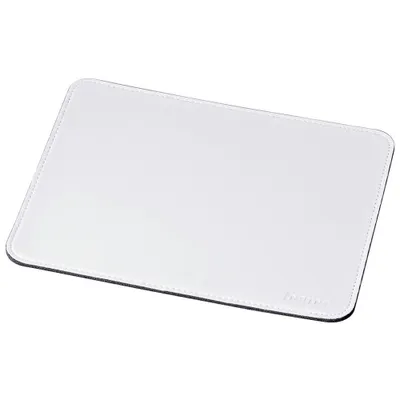 Produktbild von Hama Leather Mouse Pad, Weiß