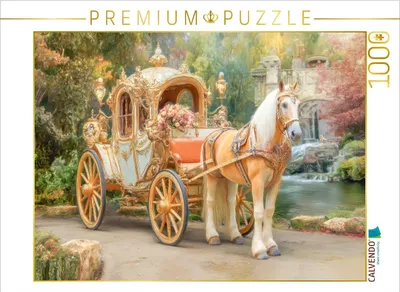 Produktbild von CALVENDO Puzzle Kutschenträume | 1000 Teile Lege-Größe 64x48cm Foto-Puzzle für glückliche Stunden