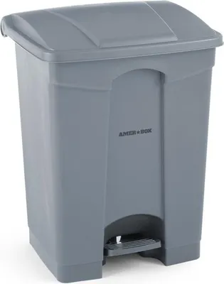 Obrázek produktu pro AmerBox Tret-Abfalleimer, 87L, Hellgrau, 500x410x(H)815mm