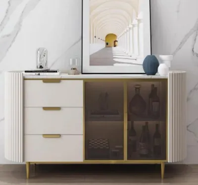 Immagine prodotto di Credenza Per Soggiorno Anrichtel Tavola In Acciaio Inox JVmoebel