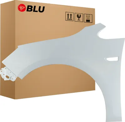 Zdjęcie produktu dla BLU Błotnik pasujący do Opel Astra J 4 IV Z40R Lewy Biały SchneeWeiss | 2009- | Przedni Przód | Lakierowany | Gotowy do montażu  | Stal