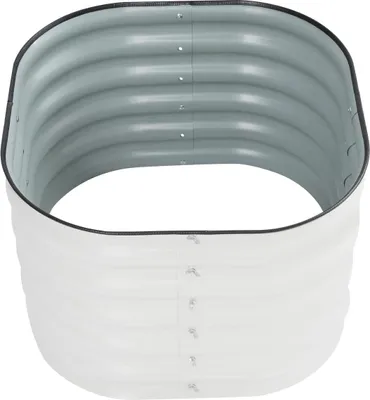 Immagine prodotto di Letto rialzato da giardino - Letto rotondo per piante - Metallo - 60 x 60 x 43 cm - Set di 2 - Facile da montare - Per uso esterno