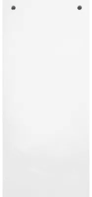 Produktbild von Exacompta 12x Pack 100 Trennstreifen 2-fach gelocht Karton 105x240mm Weiß 13305B