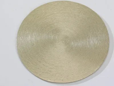 Produktbild von Kerzenteller Flachteller Rund Alu Gold Ø10 cm ideal für Kerzen, Taufkerzen, Hochzeitskerzen, Trauerkerzen