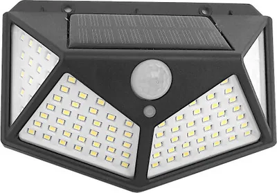 Zdjęcie produktu dla Kinkiet solarny 100 LED z czujnikiem ruchu i zmierzchu