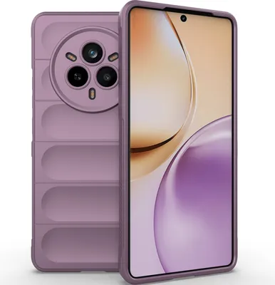 Immagine prodotto di Custodia per Realme 14 Pro 5G Custodia protettiva in silicone TPU morbido antiurto Viola