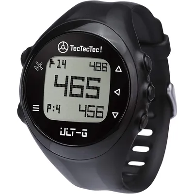Image de TecTecTec ULT-G Montre de golf GPS multifonctionnelle, écran LC, terrains de golf préinstallés dans le monde entier