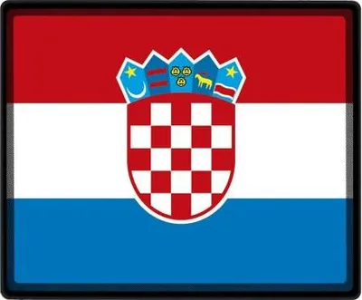 Produktbild von Mousepad Mauspad mit Motiv - Kroatien Fahne - 82087 - Gr. ca. 24  x 20 cm