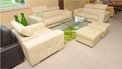 Produktbild von Sofa 2 Sitzer Design Sofas Polster Couchen Leder Relax Moderne Zweisitzer Neu