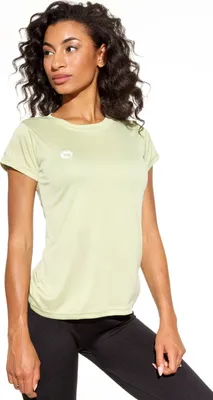 Produktbild von Stark Soul® Leichtes Damen Sport T-Shirt "Light Breeze" – Atmungsaktiv, Schnelltrocknend, Elastisch – Light Khaki - Gr: S