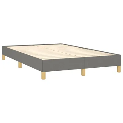 Produktbild von Bettgestell ohne Matratze Dunkelgrau 120x190 cm Stoff