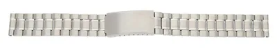Produktbild von JuwelmaLux Uhrenband Uni Edelstahl gemustert JL30-10-5056 16 mm