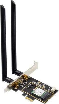 Produktbild von Microconnect MC-PCIE-INT7260DUAL, Kabellos, PCI Express, Bluetooth, 3000 Mbit/s, Schwarz