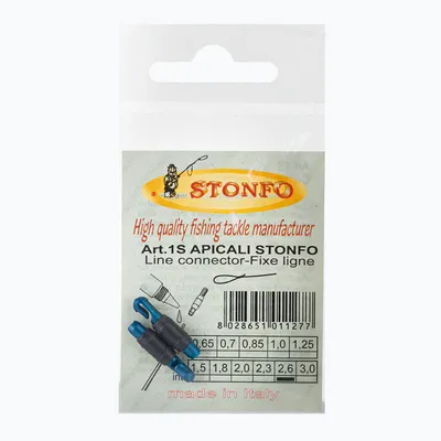 Produktbild von Stonfo-Stabschließe Standard 2 Stück schwarz/blau 218036