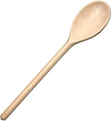 Produktbild von Schwedischer Holzlöffel oval 25 cm | Küchenlöffel aus Holz | Naturholz-Kochlöffel | Ökologischer Holzlöffel