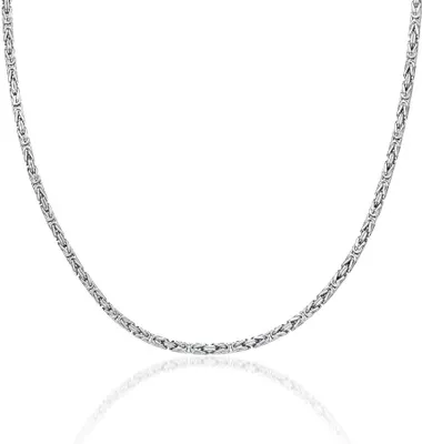 Produktbild von Herren Königskette von JEWLIX aus Sterlingsilber, 2,0 mm (Länge: 45cm)