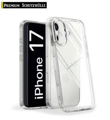Produktbild von Für iPhone 17 (6.3") - Transparent Schutzhülle Silikon Handy Hülle TPU Case Cover