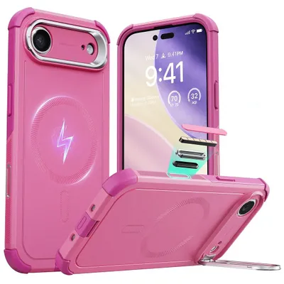 Zdjęcie produktu dla ESR - Cyber Armor Kickstand ochronne etui na iPhone 17 Air - różowe