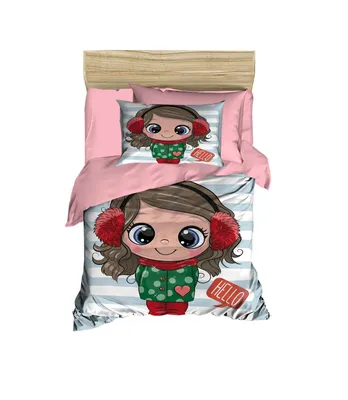 Image de L'Essentiel Linge de Maison, PH175, Baby-Bettbezug-Set, Rosa, 100 x 150 cm