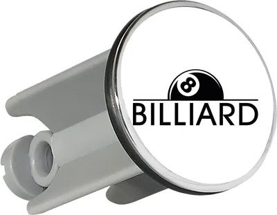 Produktbild von Huuraa Waschbeckenstöpsel Billard Snooker 4cm höhenverstellbar Abflussstopfen Geschenkidee