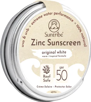 Produktbild von Suntribe Natürliche Zink-Sonnencreme SPF 50 Weiß 45 g