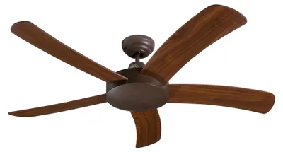 Image de Ventilateur de plafond avec télécommande Falcetto 132 cm Marron antique