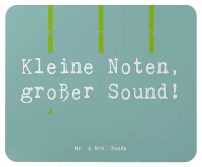 Produktbild von Mr. & Mrs. Panda Mouse Pad Spruch Bassklarinette Sound - Meeresbrise - Geschenk, Orchestermusik, Lernen, Humor, Orchester, Musiker, Instrument, Mauspad, Mousepad, laptop