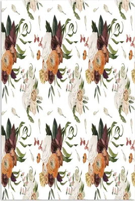 Produktbild von MuchoWow® Poster Blumen - Farben - Muster 40x60 cm - Plakate für die Wand - Poster Babyzimmer