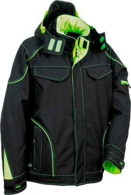 Productafbeelding van Softshell jas Tecka, zwart/lime, Cofra, maat 64