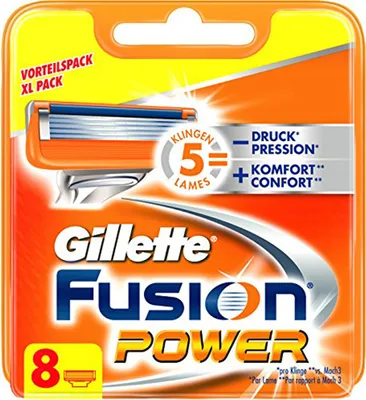 Produktbild von Gillette Fusion Power Rasierklingen, 8 Stück
