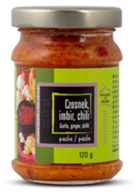 Immagine prodotto di Pasta czosnkowa z imbirem i chili 120 g