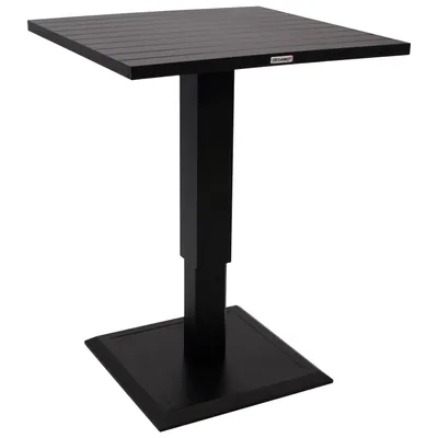 Produktbild von DEGAMO Stehtisch Lifttisch LAVAL 75x75cm, Aluminium anthrazit, höhenverstellbar