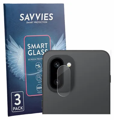 Produktbild von 3x Savvies Schutzglas Folie für OnePlus 15R (NUR Kameraschutz) 9H Panzer Schutzfolie Glas Displayschutz klar transparent