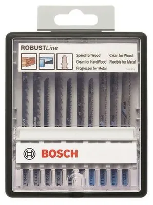 Produktbild von Robust Line Stichsägeblatt-Satz Wood and Metal, 10-teilig