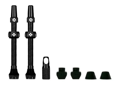Produktbild von Muc-Off Muc Off Tubeless-Ventil V2 SV (44 mm), Farbe: schwarzes Aluminium