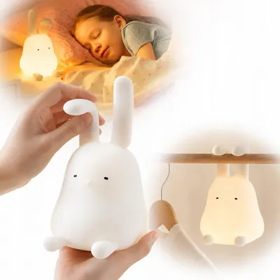 Produktbild von Nachttischlampe, LED-Lampe, Spielzeug für Kinder, Kaninchen, Häschen