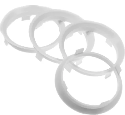 Produktbild von 4X Zentrierringe 60,1 x 56,6 mm Weiss Felgen Ringe kompatibel mit AEZ Dezent Dotz Enzo Opel GM u.a.