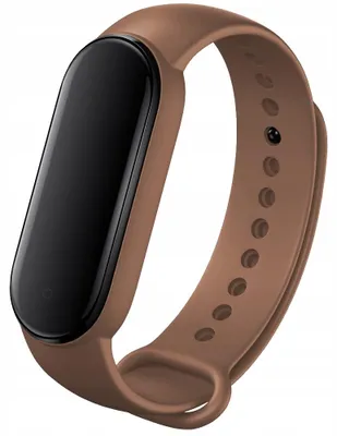 Zdjęcie produktu dla Opaska / pasek ChronSmarta do smartband'a Xiaomi Mi Band 5 / 6 / 7 (Brązowy)