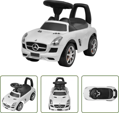Obrázek produktu pro The Living Store Šlapací auto pro děti Bílá