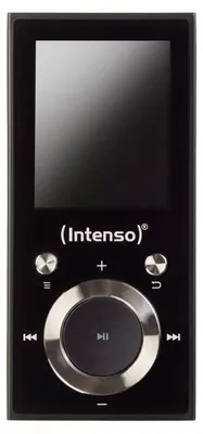 Zdjęcie produktu dla Intenso 3717490, Odtwarzacz MP4, 64 GB, LCD, USB 2.0, Czarny, Słuchawki w zestawie