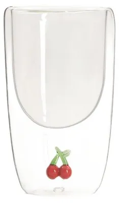 Produktbild von HOMLA FRULA Glas mit Doppelwand und Kirsche 0,35 l